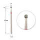Diamond cutter nozzle D 31 R ball 24