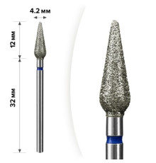 Diamond cutter nozzle D 40 B corn 061