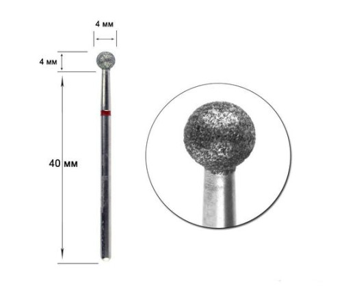 Diamond cutter nozzle D 40 R ball 017