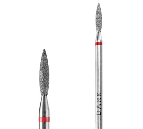 Diamond cutter DARK 2.3*10 flame sharp red