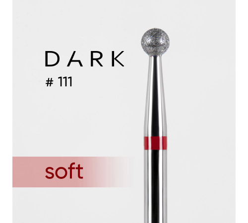 Diamond cutter nozzle DARK No. 111 ball red 030