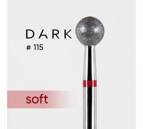 Diamond cutter nozzle DARK No. 115 ball red 050