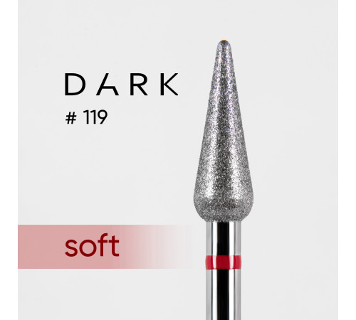 Diamond cutter nozzle DARK No. 119 bud long red 042