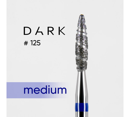 Diamond cutter nozzle DARK #125 tornado blue 023