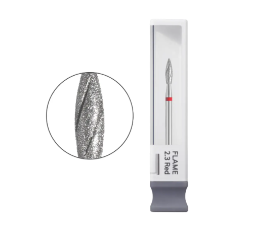 Diamond cutter attachment Gemely Carbide COLD Flame Red 2.3, flame red