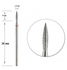 Diamond cutter nozzle IQ D 16 R flame, Poland