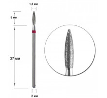 Diamond cutter nozzle IQ D 18 R flame safe, Poland