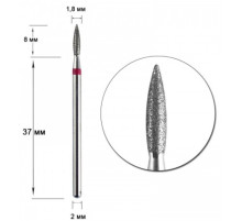 Diamond cutter nozzle IQ D 18 R flame, Poland
