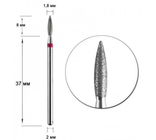 Diamond cutter nozzle IQ D 18 R flame, Poland