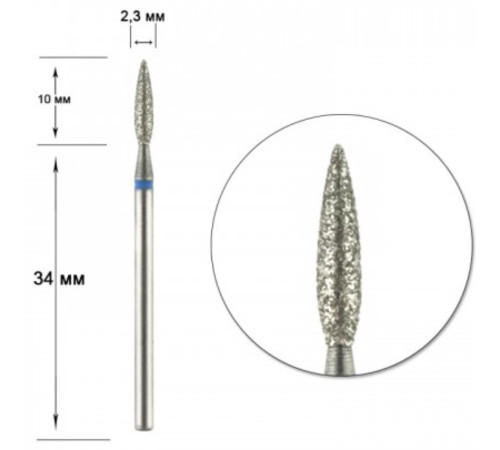 Diamond cutter nozzle IQ D 23 B flame, Poland