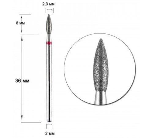 Diamond cutter nozzle IQ D 23 R flame, Poland