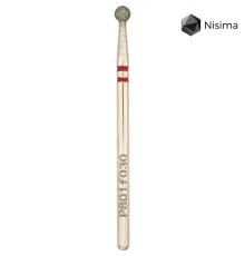 Насадка фреза алмазна Nisima P801f030, куля червона