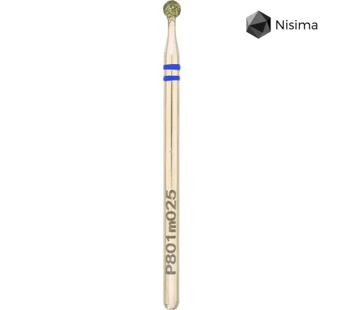 Nisima P801m025 diamond cutter nozzle, blue ball