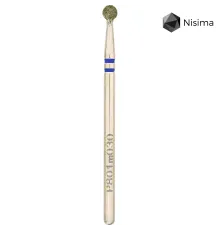 Насадка фреза алмазна Nisima P801m030, куля синя