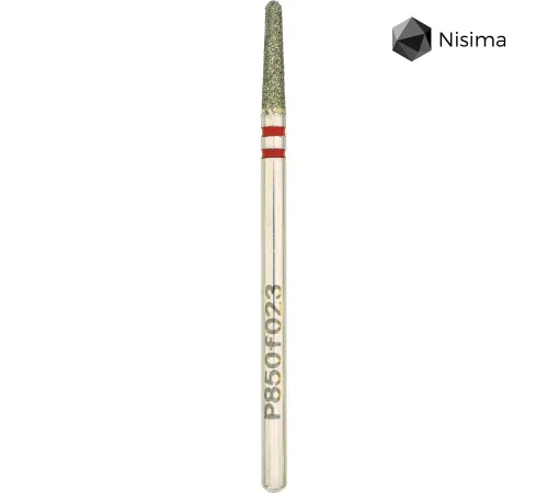 Diamond cutter nozzle Nisima P850f023, cone red rounded