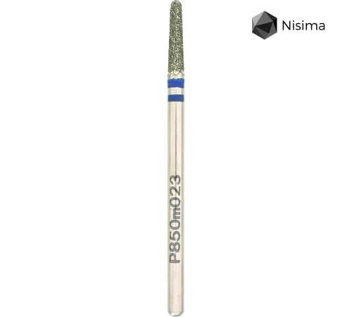 Diamond cutter Nisima P850m023, rounded cone blue
