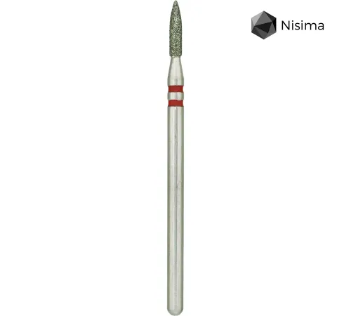 Diamond cutter Nisima P860f018, sharp cone red