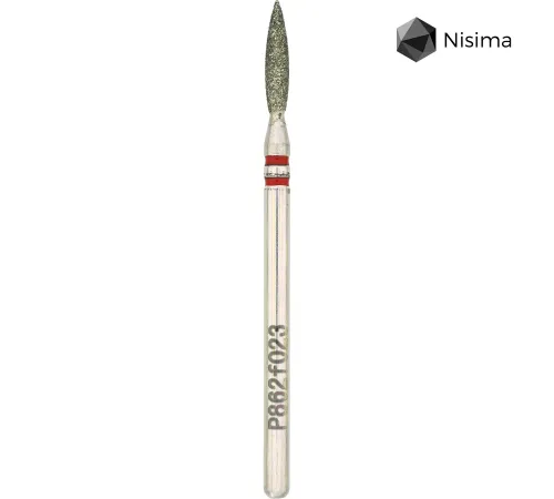 Diamond cutter Nisima P862f023, flame red