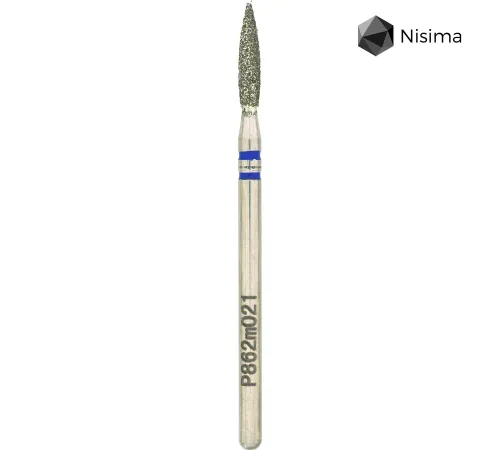 Diamond cutter Nisima P862m021, flame blue