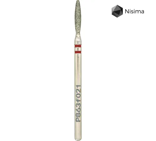 Nisima P863f021 diamond cutter nozzle, flame safe red