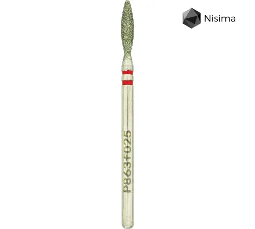 Nisima P863f025 diamond cutter nozzle, flame safe red