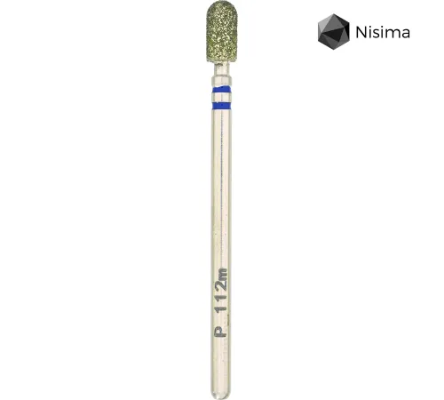Diamond cutter Nisima P_112mK, rounded cylinder, blue