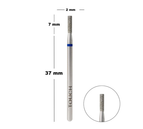Diamond milling cutter attachment Touch 20 B cylinder