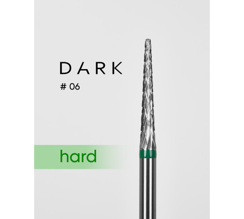 Carbide needle cutter DARK No. 06 green