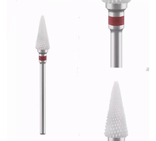 Cutter nozzle ceramic corn sharpened red