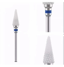 The nozzle of the ceramic corn cutter is pointed blue