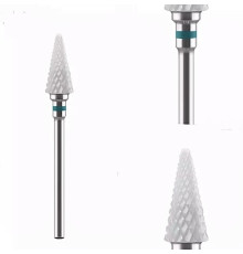 The nozzle of the cutter ceramic corn sharpened green