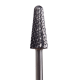 Milling cutter cone rounded hard alloy DARK No. 204 blue