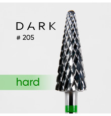 Carbide cone milling cutter DARK No. 205 green