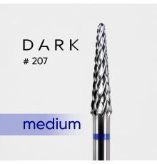 Carbide cone milling cutter DARK No. 207 blue