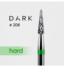 Carbide cutter cone truncated DARK No. 208 green
