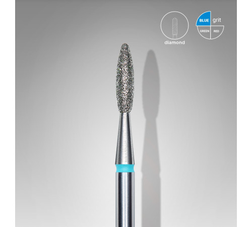 Cutter nozzle with diamond spraying Staleks flame safe blue 2.1 mm 1 pc