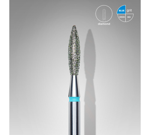 Cutter nozzle with diamond spraying Staleks flame safe blue 2.3 mm 1 pc