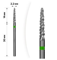 Carbide cutter nozzle D 20 G cone elongated rounded 102
