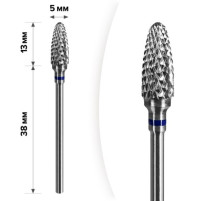 Carbide milling cutter nozzle D 40 B rounded cone 118