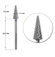 Carbide milling cutter LUNA 4.1 blue herringbone