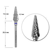Carbide milling cutter LUNA 4.2 blue herringbone