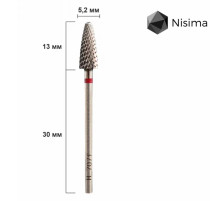Насадка фреза твердосплавна Nisima H_707fK, кукурудза червона