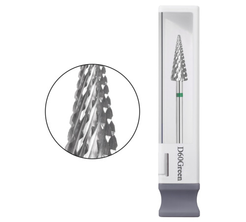 Gemely Carbide max D60 Green cutting bit, sharp corn green