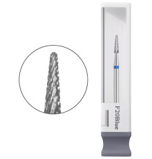 Насадка фрезы для выпиливания Gemely Carbide max F20 Blue, конус маленький синий