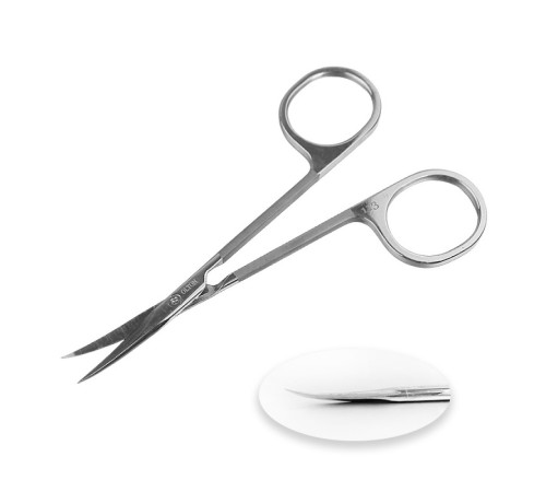 Scissors for leather Olton 113 mm in a leather case