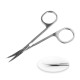 Scissors for leather Olton 113 mm in a leather case