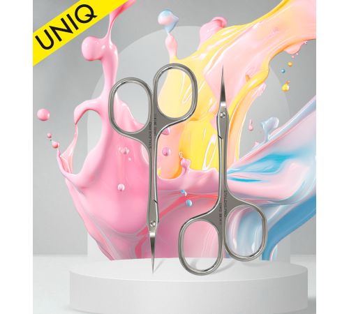 Professional cuticle scissors Staleks Asymmetric UNIQ 20 TYPE 4