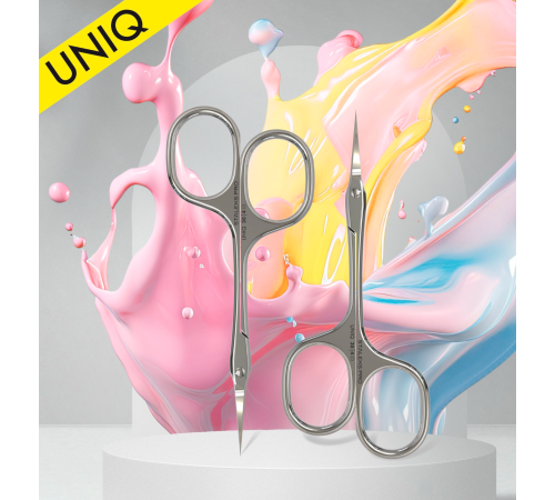 Professional cuticle scissors Staleks Asymmetric UNIQ 30 TYPE 4