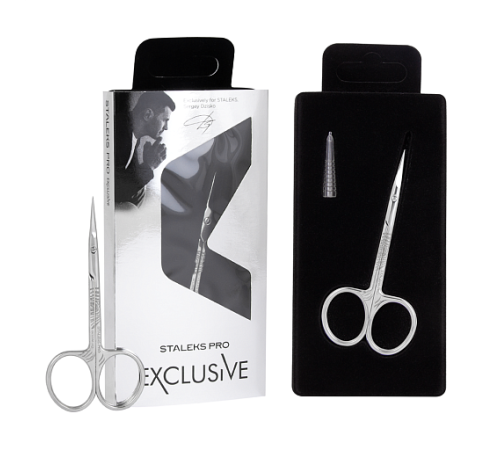 Professional cuticle scissors Staleks EXCLUSIVE 22 TYPE 1 magnolia