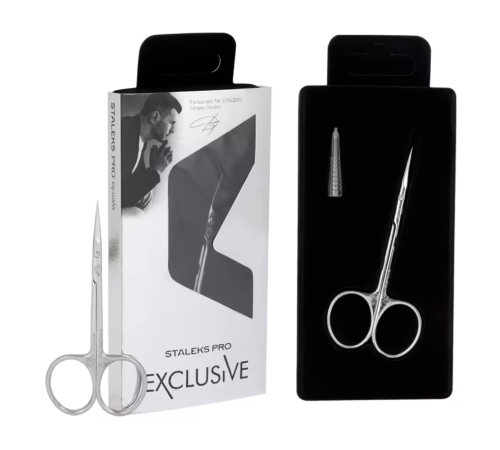 Professional cuticle scissors Staleks EXCLUSIVE 23 TYPE 1 magnolia